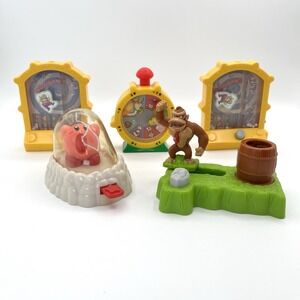 Vintage 2002 Burger King Nintendo Superstars Kids Meal Toy Lot Mario Kirby Kong